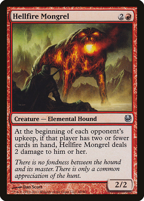 Hellfire Mongrel (48) [Duel Decks: Ajani vs. Nicol Bolas]