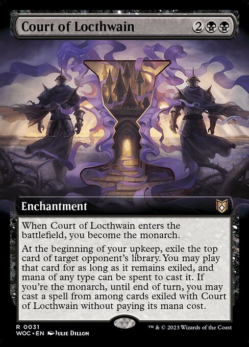 Court of Locthwain (31) [Wilds of Eldraine Commander] [Extended Art]