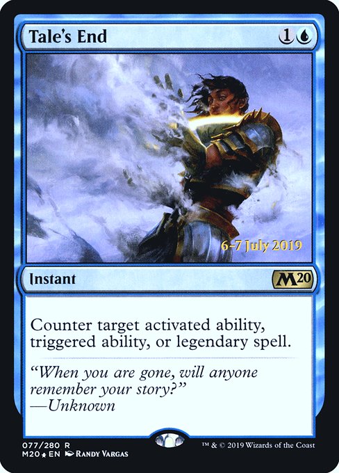 Tale's End (77s) [Core Set 2020 Promos]