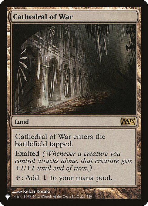 Cathedral of War (M13-221) [The List]