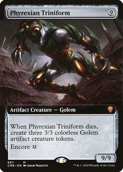 Phyrexian Triniform (697) [Commander Legends] [Extended Art]
