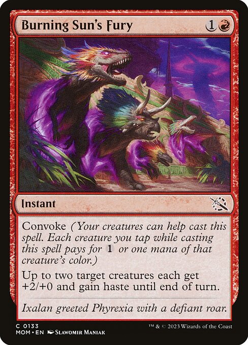 Burning Sun's Fury (133) [March of the Machine]