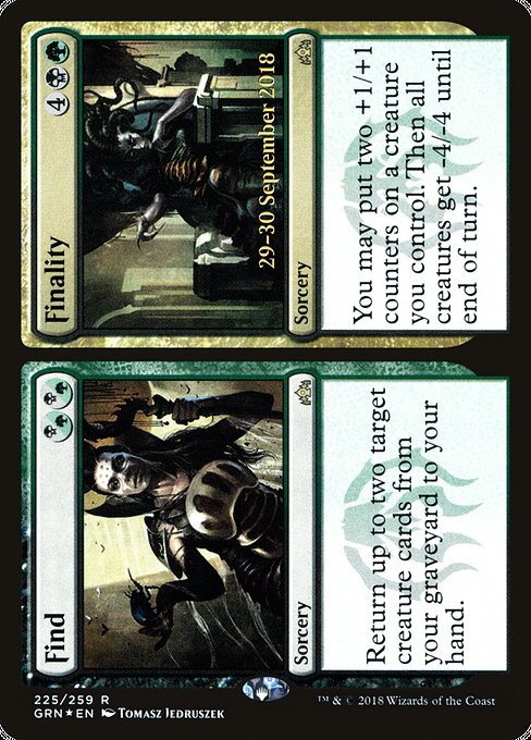 Find // Finality (225s) [Guilds of Ravnica Promos]