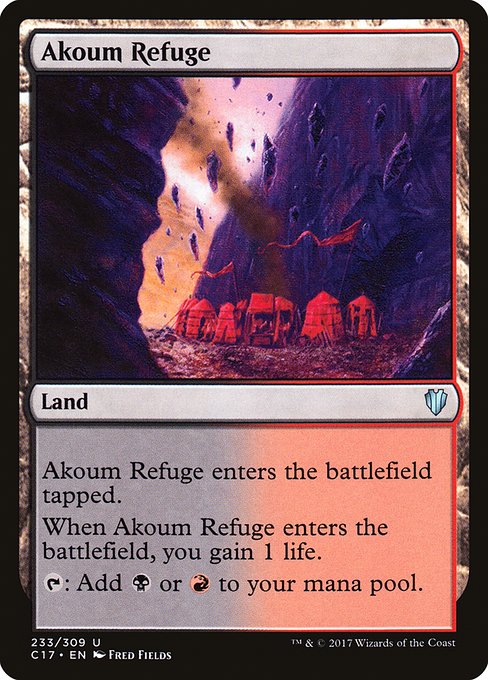 Akoum Refuge (233) [Commander 2017]