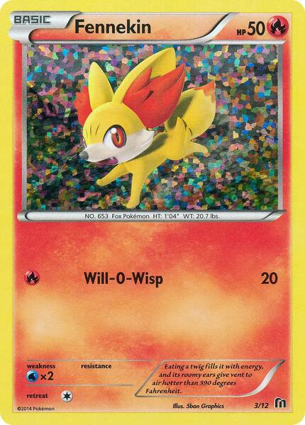 Fennekin - 3/12 (003/012) [McDonalds Promos 2016]