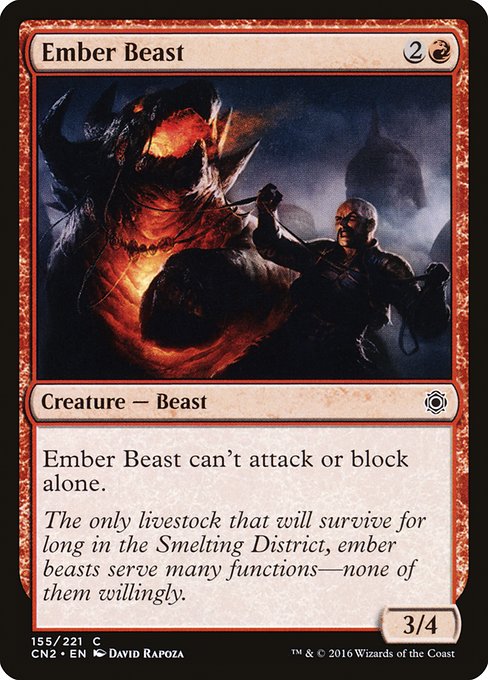 Ember Beast (155) [Conspiracy: Take the Crown]