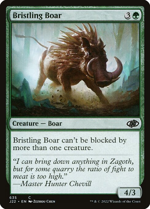 Bristling Boar (635) [Jumpstart 2022]
