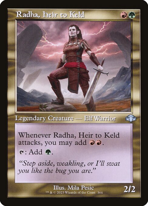 Radha, Heir to Keld (364) [Dominaria Remastered]