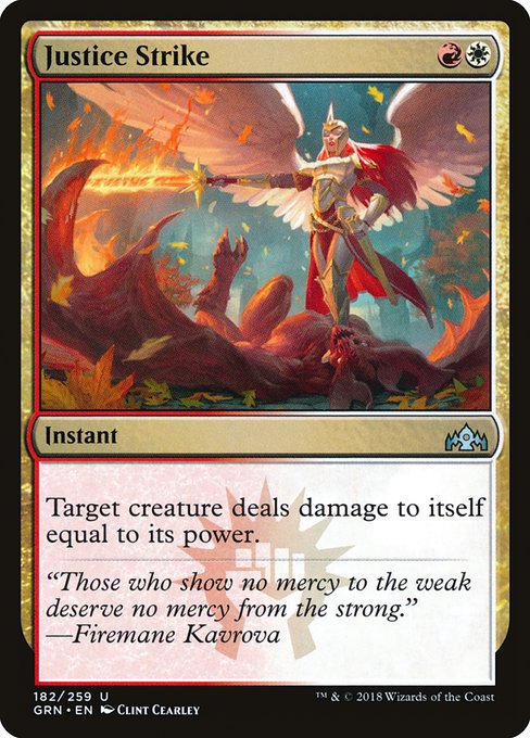 Justice Strike (182) [Guilds of Ravnica]