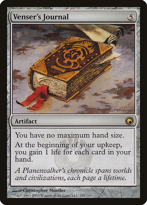 Venser's Journal (220) [Scars of Mirrodin]