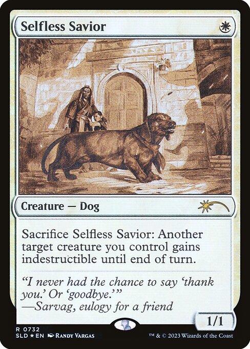 Selfless Savior (732) [Secret Lair Drop]