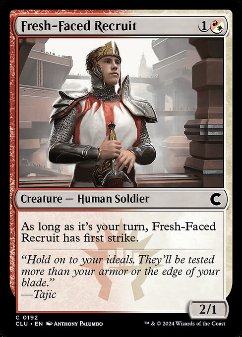 Fresh-Faced Recruit (192) [Ravnica: Clue Edition]