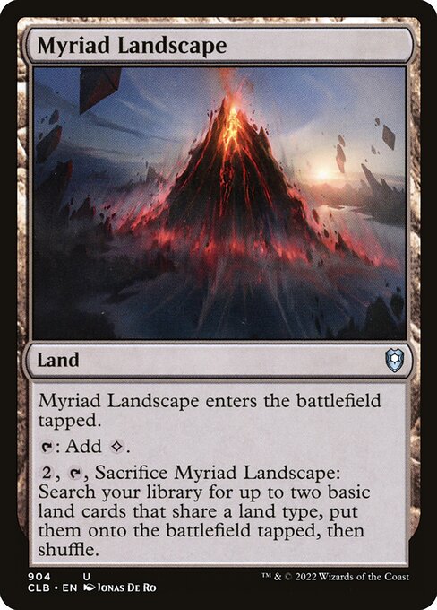 Myriad Landscape (904) [Commander Legends: Battle for Baldur's Gate]