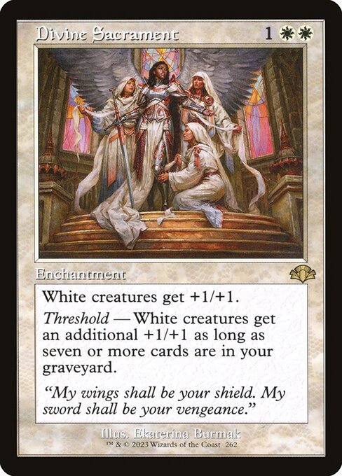 Divine Sacrament (262) [Dominaria Remastered]