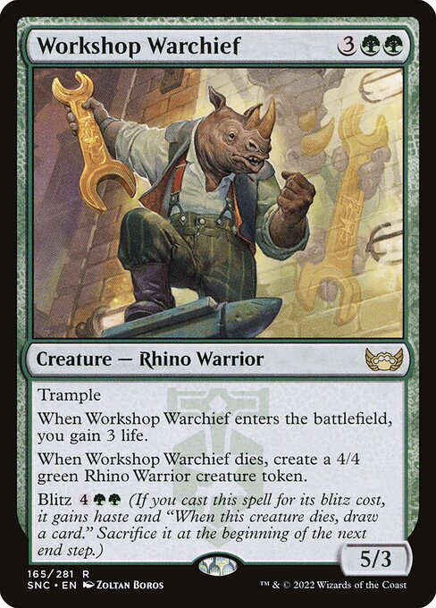 Workshop Warchief (165) [Streets of New Capenna]