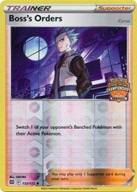 Boss's Orders - 132/172 (Regional Championships) (132/172) [League and Championship Cards]