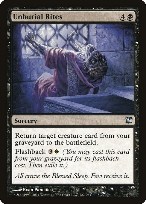Unburial Rites (122) [Innistrad]