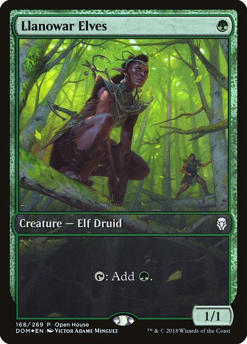 Llanowar Elves (168) [Dominaria Promos]