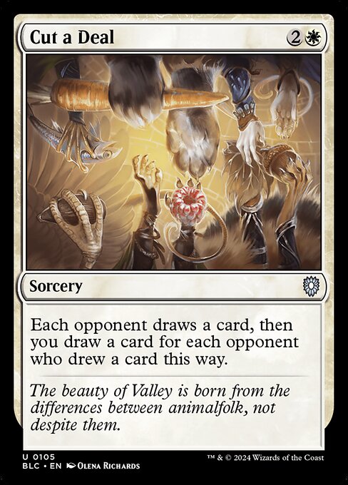 Cut a Deal (105) [Bloomburrow Commander]