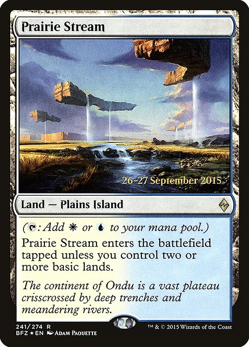 Prairie Stream (241s) [Battle for Zendikar Promos]