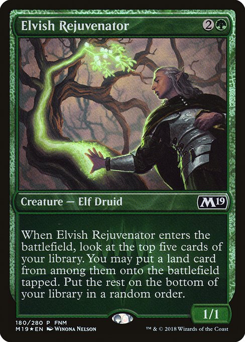 Elvish Rejuvenator (180) [Core Set 2019 Promos]