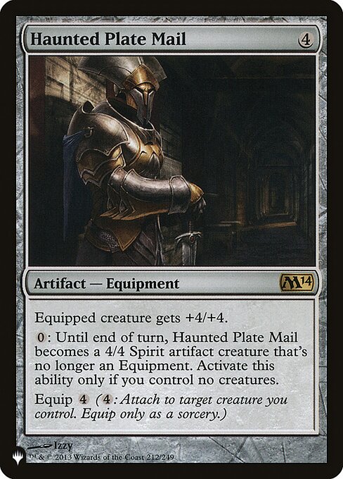 Haunted Plate Mail (M14-212) [The List]