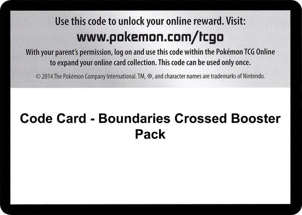 Code Card - Boundaries Crossed Booster Pack [Boundaries Crossed]