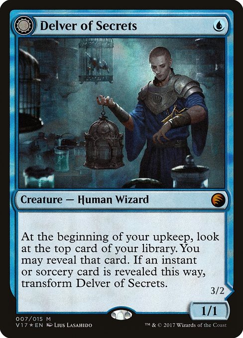 Delver of Secrets // Insectile Aberration (7) [From the Vault: Transform]