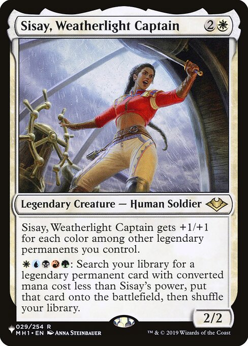 Sisay, Weatherlight Captain (MH1-29) [The List]