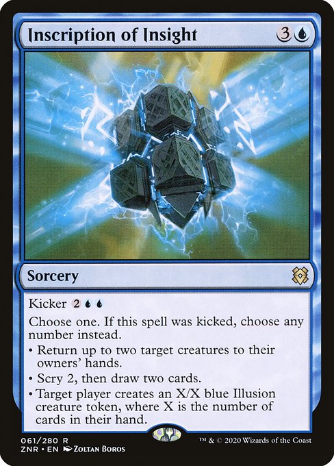 Inscription of Insight (61) [Zendikar Rising]