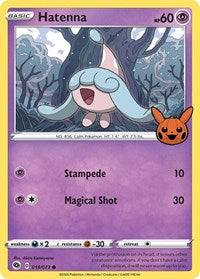 Hatenna (018/073) [Trick or Trade BOOster Bundle]