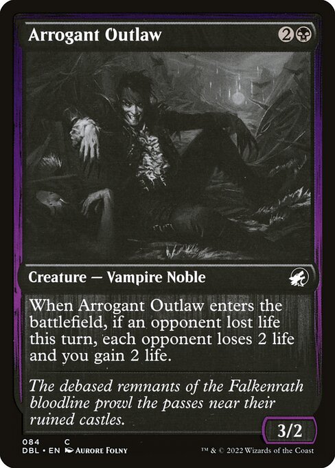 Arrogant Outlaw (84) [Innistrad: Double Feature]