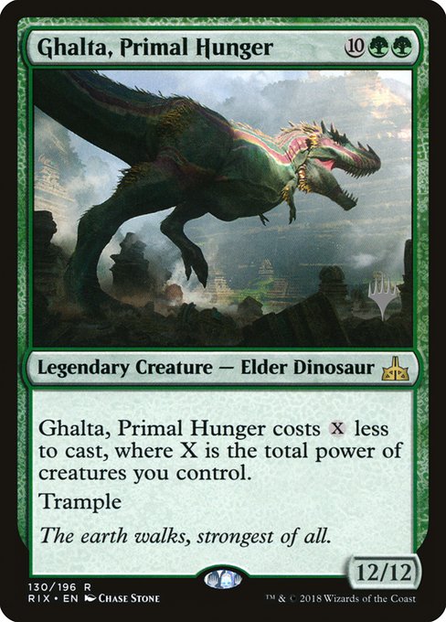 Ghalta, Primal Hunger (130p) [Rivals of Ixalan Promos]
