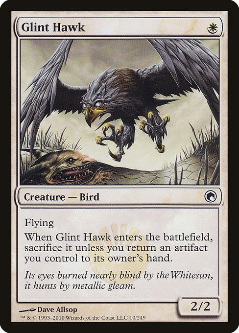 Glint Hawk (10) [Scars of Mirrodin]