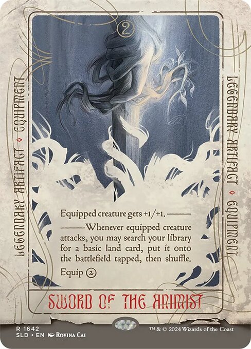 Sword of the Animist (1642) [Secret Lair Drop]