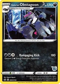 Galarian Obstagoon - SWSH193 (Eevee Stamped) (SWSH193) [Battle Academy 2022]