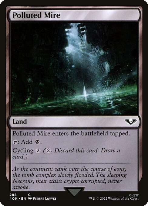 Polluted Mire (288) [Warhammer 40,000 Commander]