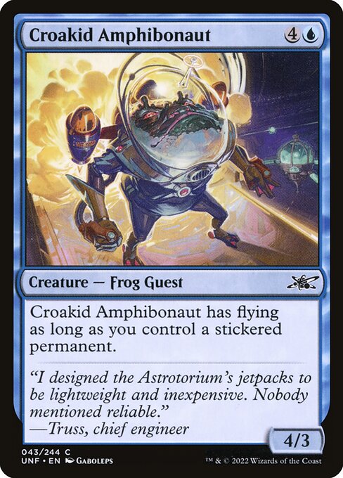 Croakid Amphibonaut (43) [Unfinity]