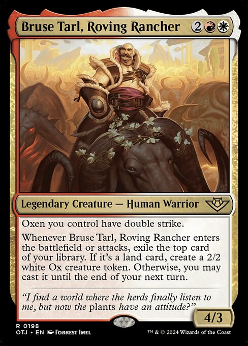 Bruse Tarl, Roving Rancher (198) [Outlaws of Thunder Junction]