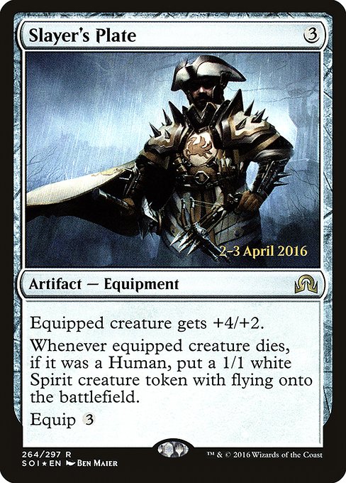 Slayer's Plate (264s) [Shadows over Innistrad Promos]