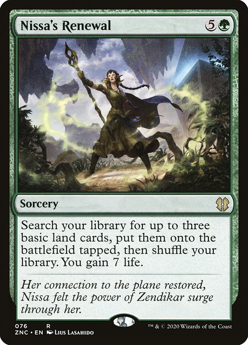 Nissa's Renewal (76) [Zendikar Rising Commander]