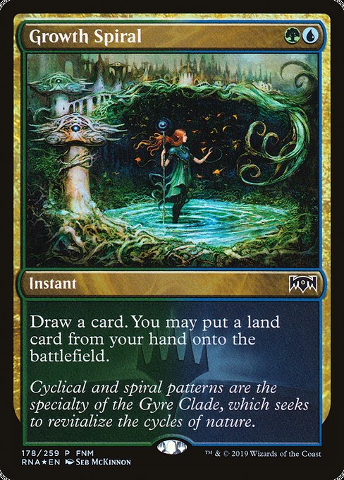 Growth Spiral (178) [Ravnica Allegiance Promos]