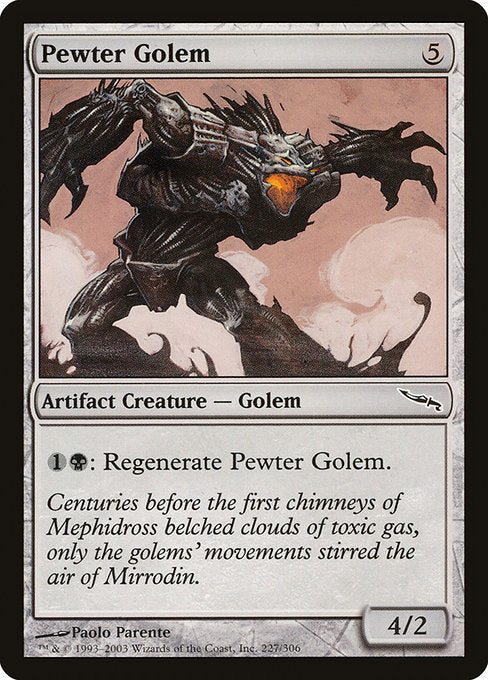 Pewter Golem (227) [Mirrodin]