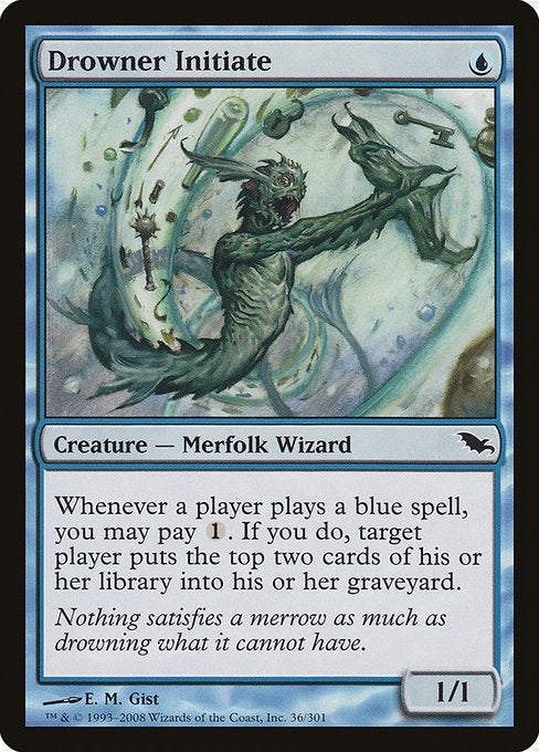Drowner Initiate (36) [Shadowmoor]