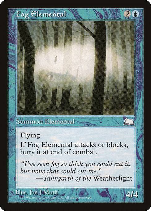 Fog Elemental (40) [Weatherlight]