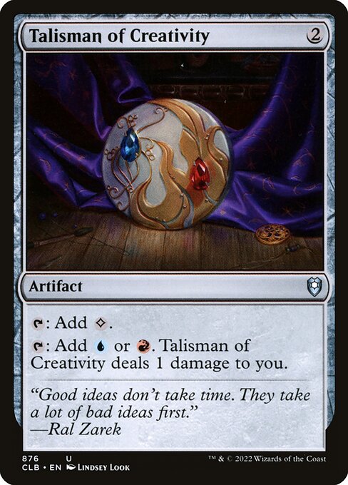 Talisman of Creativity (876) [Commander Legends: Battle for Baldur's Gate]