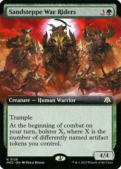 Sandsteppe War Riders (126) [March of the Machine Commander] [Extended Art]