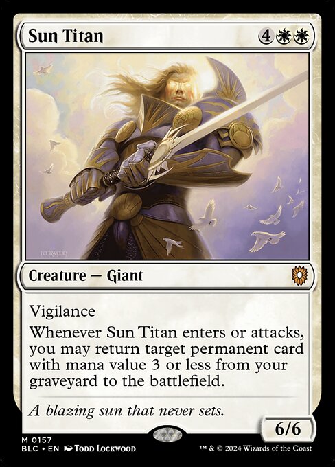 Sun Titan (157) [Bloomburrow Commander]