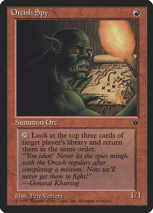 Orcish Spy (61c) [Fallen Empires]