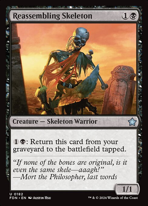 Reassembling Skeleton (182) [Foundations]